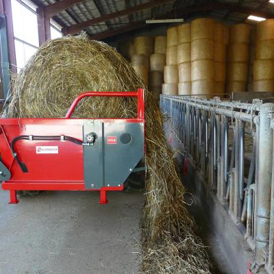 GD150FD - Dérouleuse balles rondes portée fixe - distribution à droite au cornadis - GALONNIER