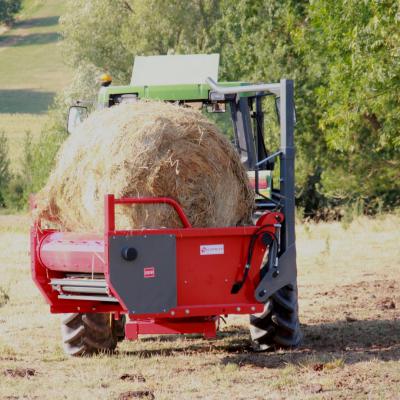 GD150T - Dérouleuse balles rondes portée pivotante sur relevage 3 points - distribution au champ - GALONNIER