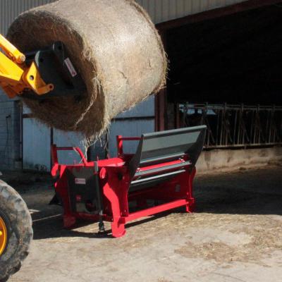 GDE150F - Dérouleuse balles rondes sur pique balles - chargez la balle avec le pique balles - GALONNIER