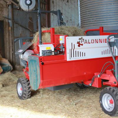 GDVA150F - Dérouleuse disitributrice automotrice - commande type guidon - bras de direction sécurisé - GALONNIER