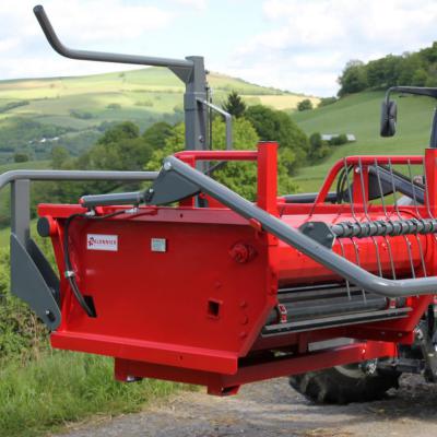 GDP150T - Dérouleuse pailleuses balles rondes à peignes pivotante portée - attelage 3 points sur relevage avant - GALONNIER