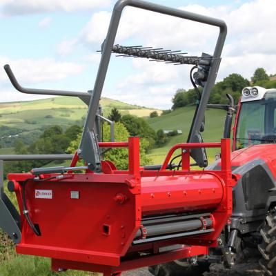 GDP150T - Dérouleuse pailleuses balles rondes à peignes pivotante portée - attelage 3 points sur relevage avant - bras paillage hydraulique - GALONNIER