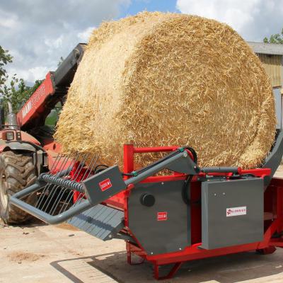 GDPE150T - Dérouleuse pailleuses balles rondes à peignes pivotante - sur pique balles - GALONNIER