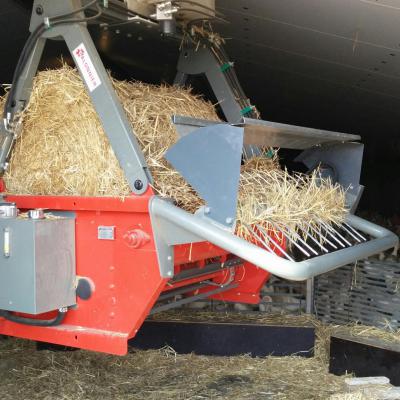 GDPS150T - Dérouleuse pailleuses balles rondes suspendue - dispositif de paillage à peignes - GALONNIER