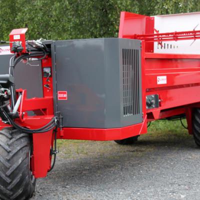 GCPA220F - Pailleuse automotrices balles cubiques - disques paillage - guidon type transpalette - rouleaux dents fixes - GALONNIER