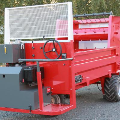 GCPA220F - Pailleuse automotrices balles cubiques - disques paillage - poste de conduite debout - rouleaux dents retractable - GALONNIER