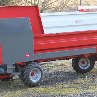 GCPA220F - Pailleuse automotrices balles cubiques - disques paillage - poste de conduite debout - ridelles rabattables - GALONNIER