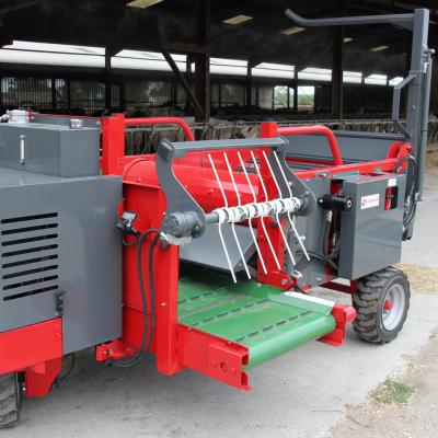 GDPTA150FA - Dérouleuse pailleuses balles rondes automotrice avec tapis d'éjection latéral - dispositif de paillage à tapis d'éjection latéral avec peignes - GALONNIER