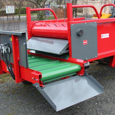 GDPT150FA - Dérouleuse pailleuses balles rondes portée avec tapis d'éjection latéral - dispositif de paillage à tapis d'éjection latéral - GALONNIER