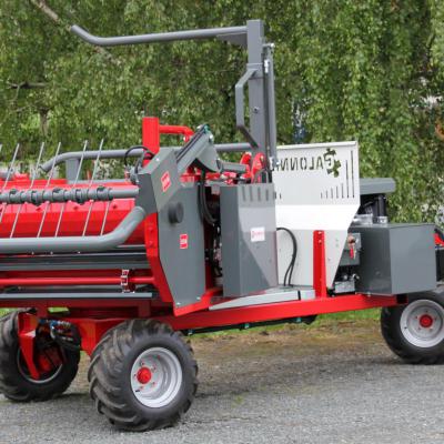 GDPA150T - Dérouleuse pailleuses balles rondes à peignes automotrice pivotante - guidon type transpalette - GALONNIER