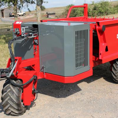 GDPDA150FA - Dérouleuse pailleuses balles rondes à disques automotrice fixe arrière - guidon type transpalette - GALONNIER