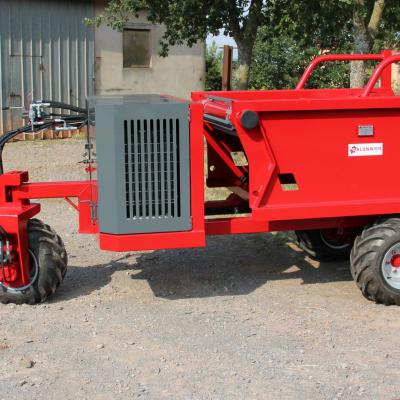 GDPDA150FA - Dérouleuse pailleuses balles rondes à disques automotrice fixe arrière - guidon type transpalette - GALONNIER