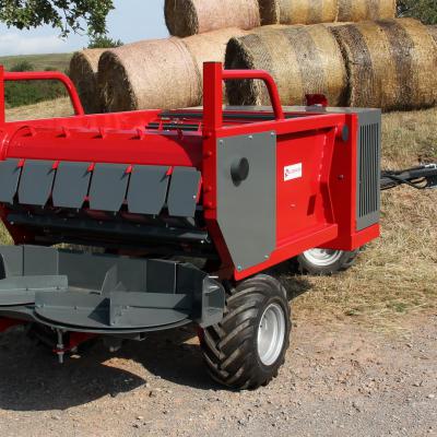 GDPDA150FA - Dérouleuse pailleuses balles rondes à disques automotrice fixe arrière - guidon type transpalette - GALONNIER