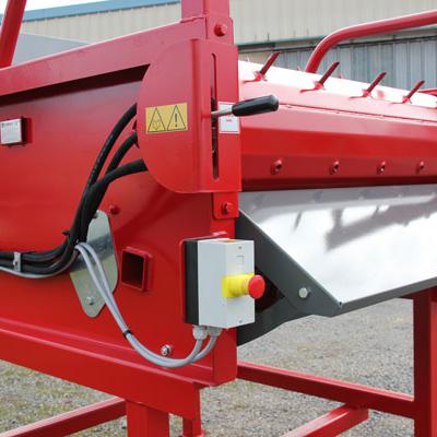 GDF150F - Dérouleuse balles rondes montée sur pieds - Déflecteur - GALONNIER