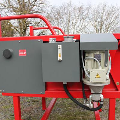 GDF150F - Dérouleuse balles rondes montée sur pieds - Centrale hydraulique - GALONNIER