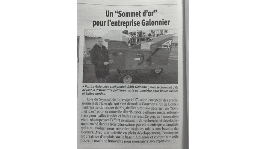 Article du 3 novembre 2017 - Le Tarn Libre