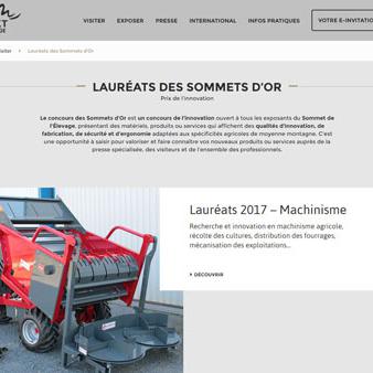 Sommet Elevage Cournon 2017 - Article Web - Sommet d'Or pour la distributrice pailleuse mixte