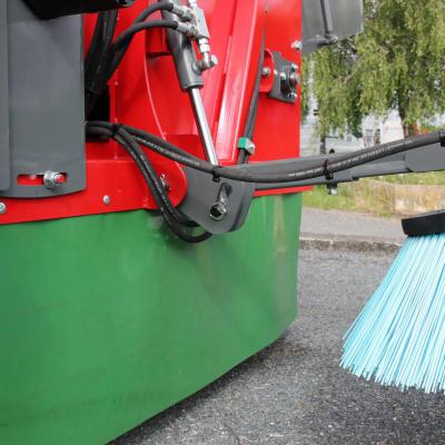 Pailleuse pour logettes - paille broyée, sciure, etc...- balai brosse rotatif - GALONNIER