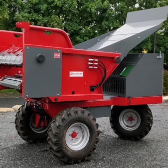 Distributrice pailleuse mixte automotrice pour balles rondes et carrées - roues grand diametre - GALONNIER